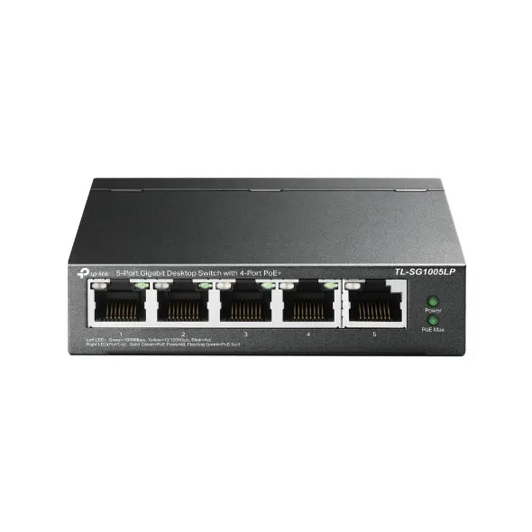 TP-Link TL-SG1005LP 5-Port Gigabit Desktop Switch with 4-Port PoE+, Up To 40W For all PoE Ports,... - Image 2