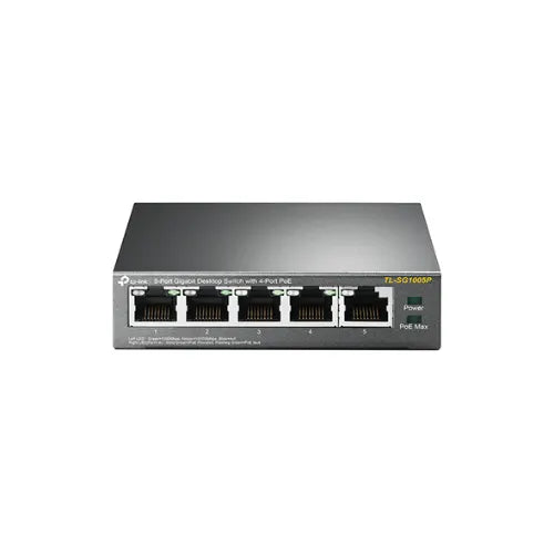 (CH)TP-Link TL-SG1005P 5-Port Gigabit Desktop Switch with 4-Port PoE, 5 Gigabit RJ45 ports includ... - Image 2
