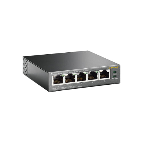 TP-Link TL-SG1005P 5-Port Gigabit Desktop Switch with 4-Port PoE, 5 Gigabit RJ45 ports including... - Image 3