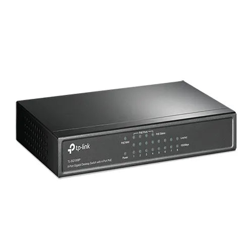 TP-Link TL-SG1008P 8-Port Gigabit Desktop Unmanaged Switch with 4-Port PoE 53W IEEE 802.3af, Up t... - Image 3
