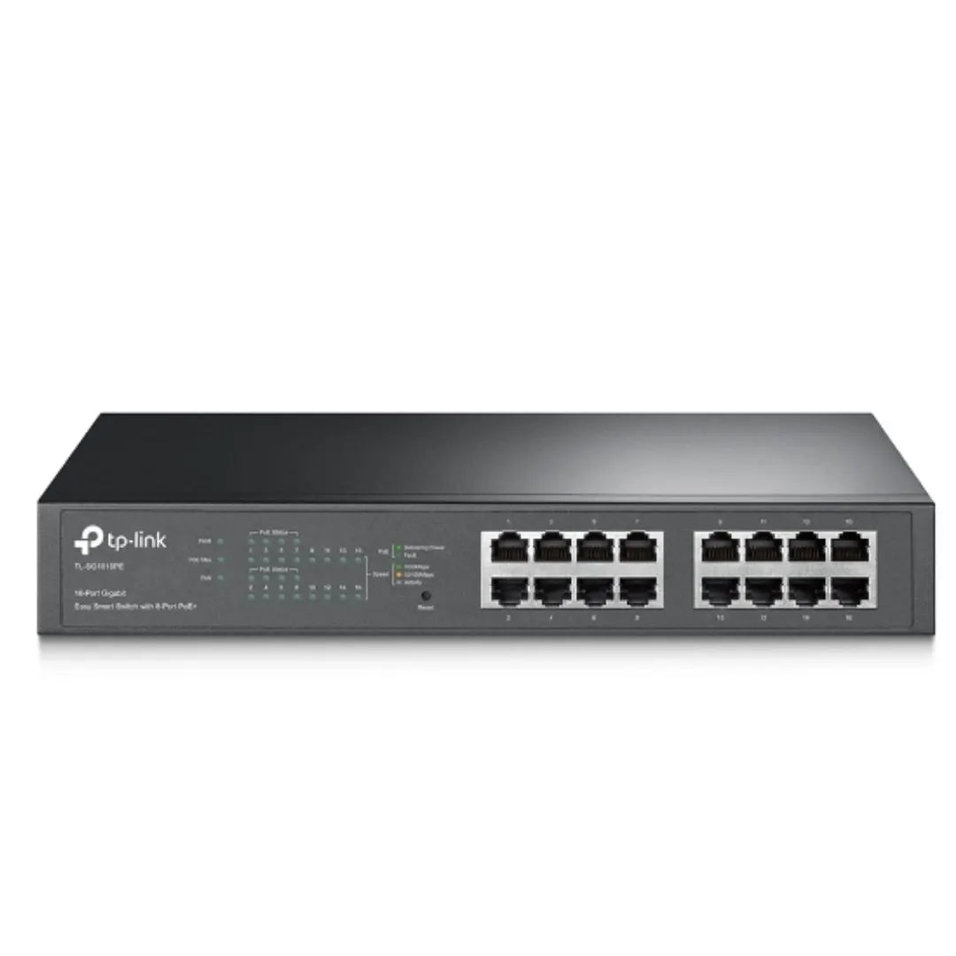 TP-Link TL-SG1016PE 16-Port Gigabit Easy Smart Switch 8-Port PoE+ Rack Mountable/Desktop, 32Gbps... - Image 4