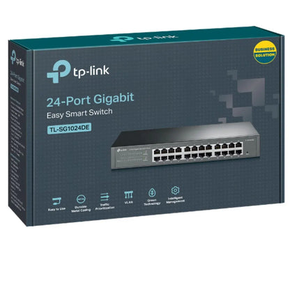 TP-Link TL-SG1024DE 24-Port Gigabit Desktop/Rackmount Easy Smart Switch energy-efficient L2 Featu...