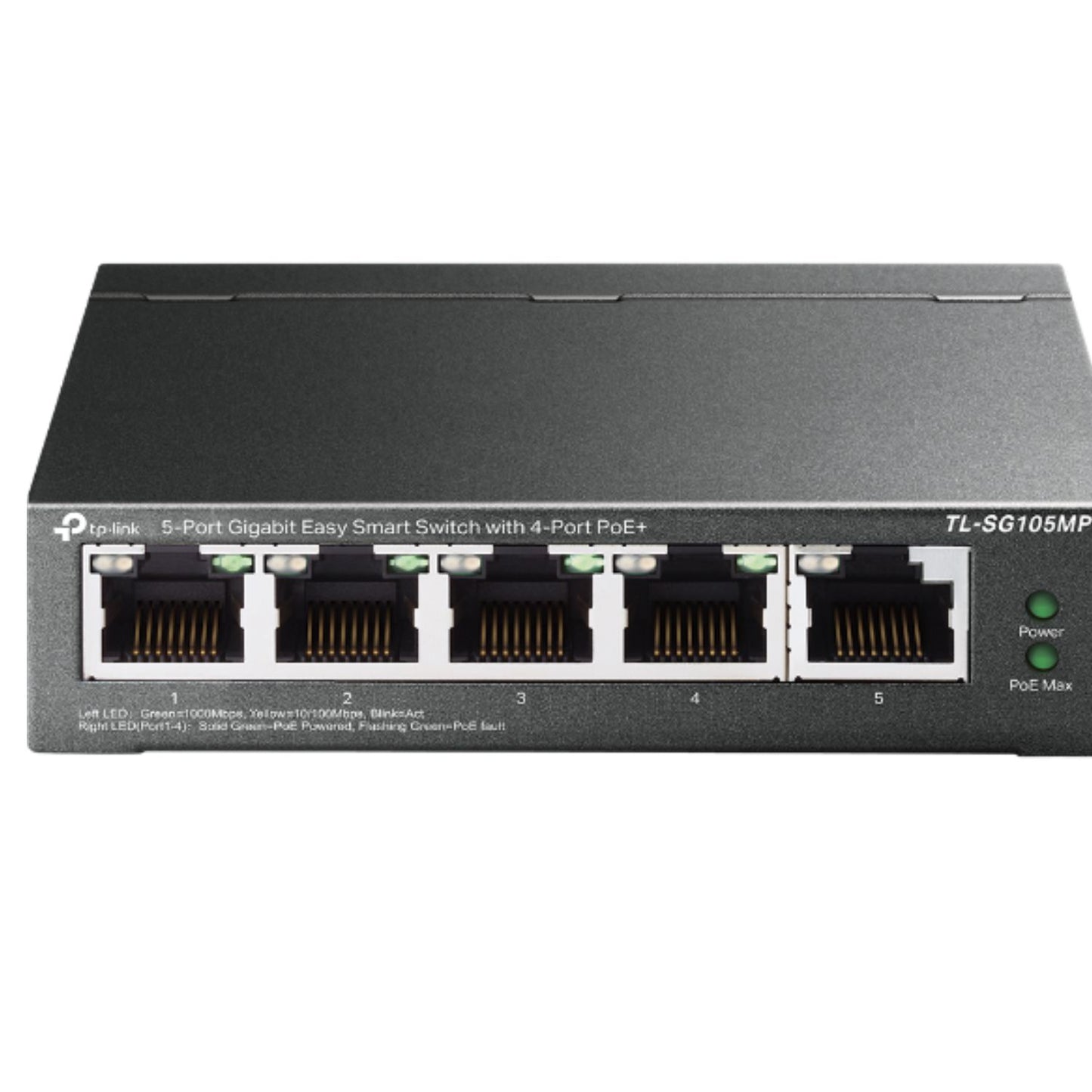 TP-Link TL-SG105MPE 5-Port Gigabit Easy Smart Switch with 4-Port PoE+, PoE Auto Recovery, MTU/Por... - Image 3