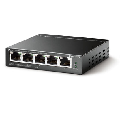 TP-Link TL-SG105PE 5-Port Gigabit Easy Smart Switch with 4-Port PoE+, Up To 65W For all PoE Ports... - Image 3