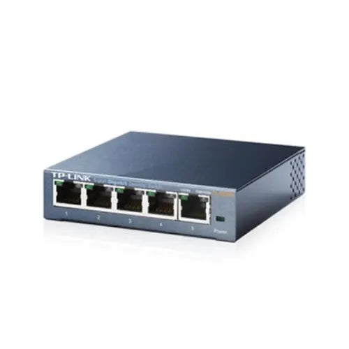 TP-Link TL-SG105 5port Switch Desktop,Gigabit,Steel Case, 5-Port 10/100/1000Mbps RJ45 Supporting... - Image 3