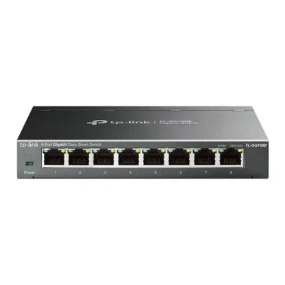 TP-Link TL-SG108E 8-Port Gigabit Easy Smart Switch Provides network monitoring, traffic prioritiz... - Image 2