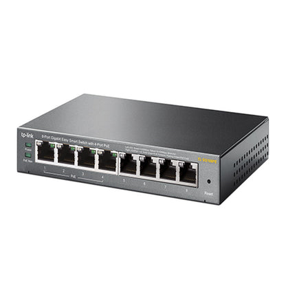 TP-Link TL-SG108PE 8-Port Gigabit Easy Smart Switch with 4-Port PoE, 55W IEEE 802.3af, Fanless, V... - Image 3