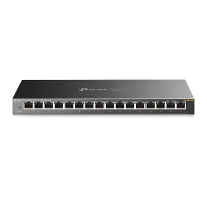 TP-Link TL-SG116E 16-Port Gigabit Unmanaged Pro Switch Desktop/Wall Mounting L2 Features 32xVLAN... - Image 2