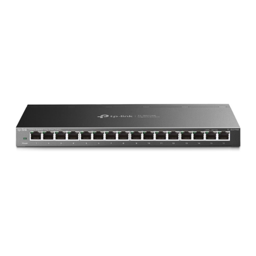 TP-Link TL-SG116E 16-Port Gigabit Unmanaged Pro Switch Desktop/Wall Mounting L2 Features 32xVLAN... - Image 3