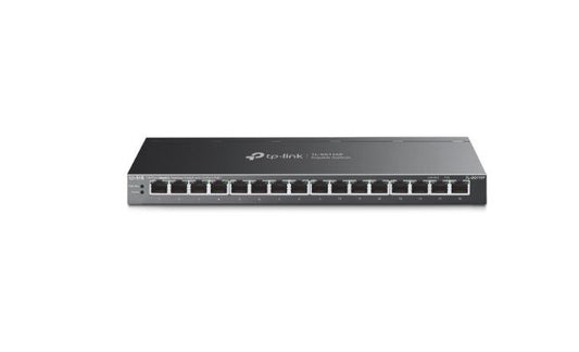 TP-Link TL-SG116P 16-Port Gigabit Desktop Switch with 16-Port PoE+, Up to 250 m, Isolation Mode,...