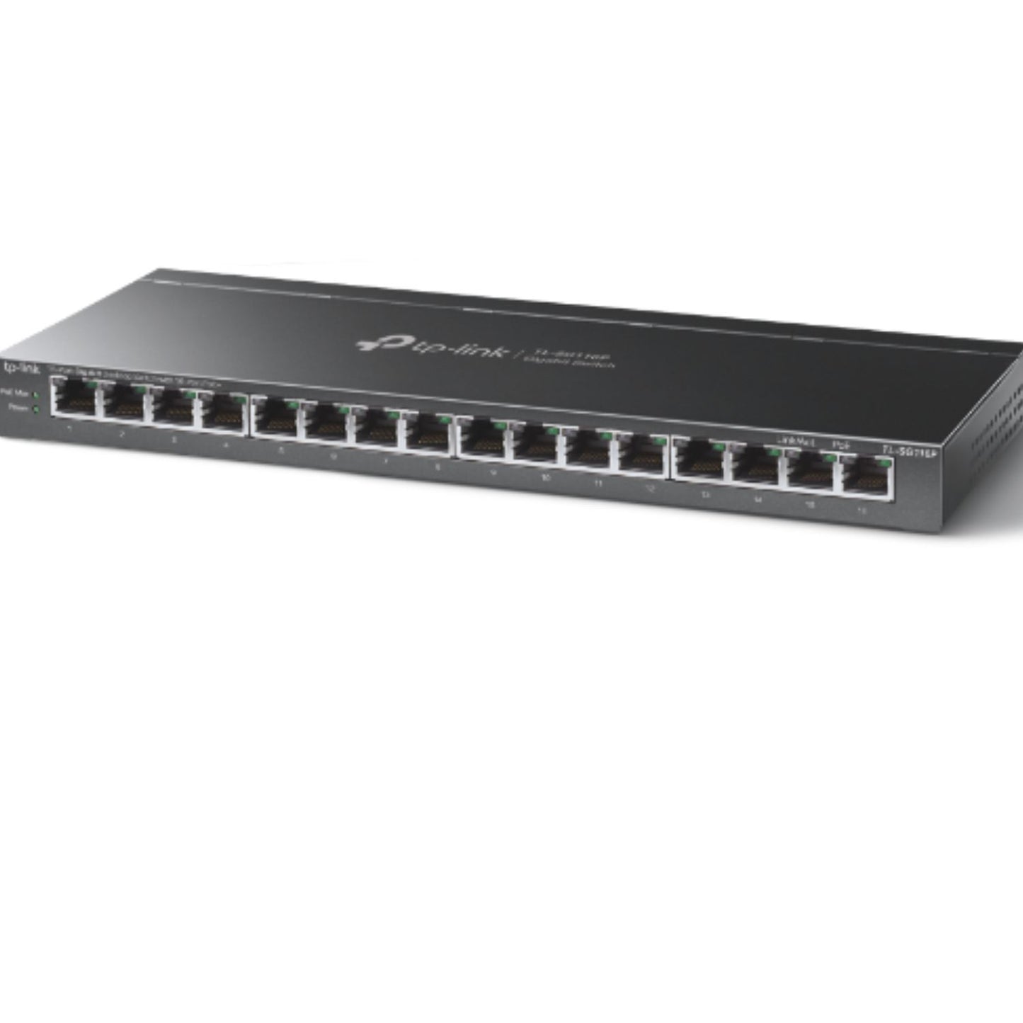 TP-Link TL-SG116P 16-Port Gigabit Desktop Switch with 16-Port PoE+, Up to 250 m, Isolation Mode,... - Image 3