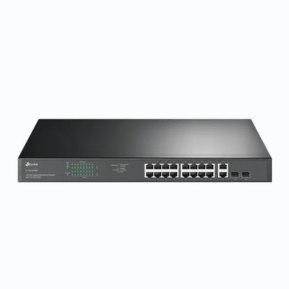 TP-Link TL-SG1218MP 18-Port Gigabit Rackmount Switch With 16 PoE+  2 SFP Slots, 16× Gigabit PoE+...