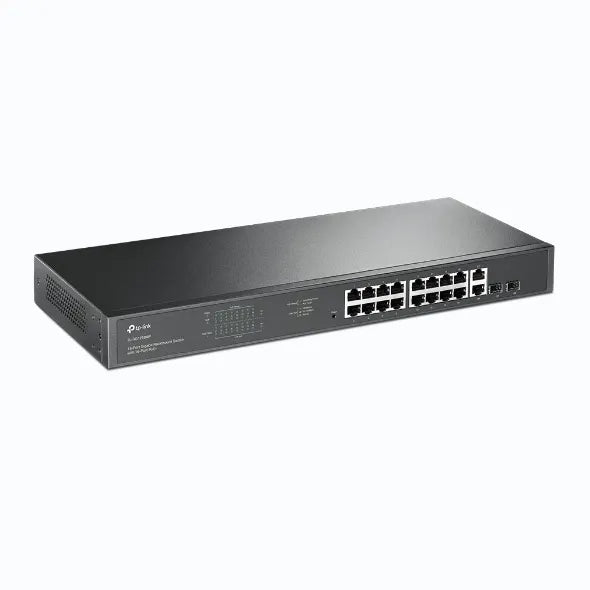 TP-Link TL-SG1218MP 18-Port Gigabit Rackmount Switch With 16 PoE+  2 SFP Slots, 16× Gigabit PoE+... - Image 2