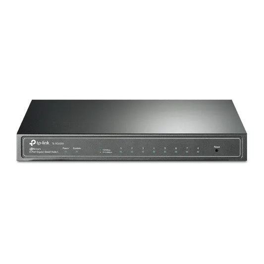 TP-Link SG2008 JetStream 8-Port Gigabit Smart Switch PORT: 8× Gigabit RJ45 Ports: Desktop Steel C...