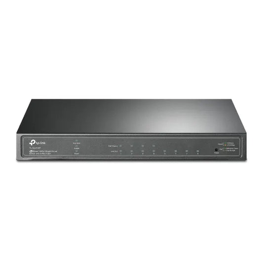 TP-Link SG2008P JetStream 8-Port Gigabit Smart Switch with 4-Port PoE+ Fanless Support Omada SDN,...