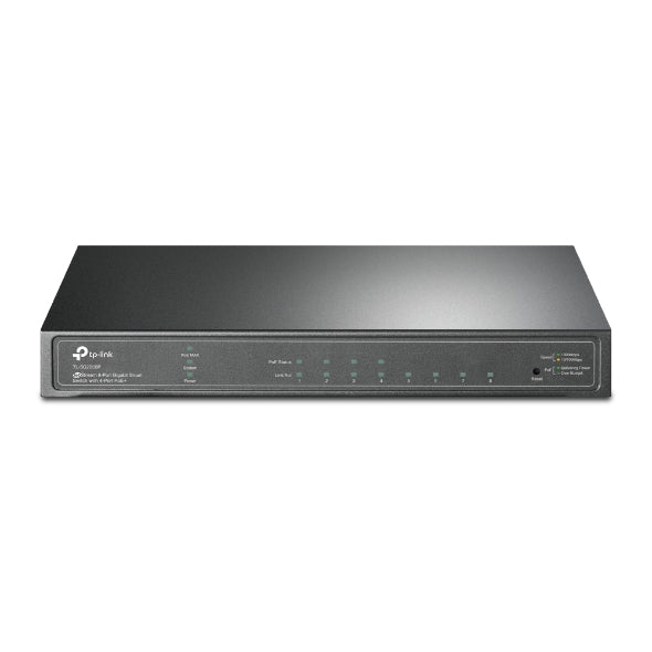 TP-Link SG2008P JetStream 8-Port Gigabit Smart Switch with 4-Port PoE+ Fanless Support Omada SDN,...