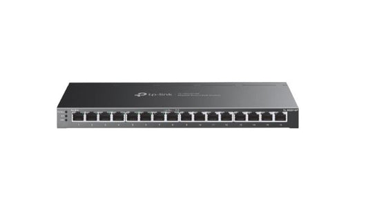TP-Link SG2016P Omada 16-Port Gigabit Smart Switch with 8-Port PoE+ , Integration with Omada SDN...