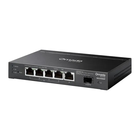 TP-Link SG2206MP Omada Access 6-Port Gigabit Switch with 4-Port PoE+ - Network - SMB - Image 3