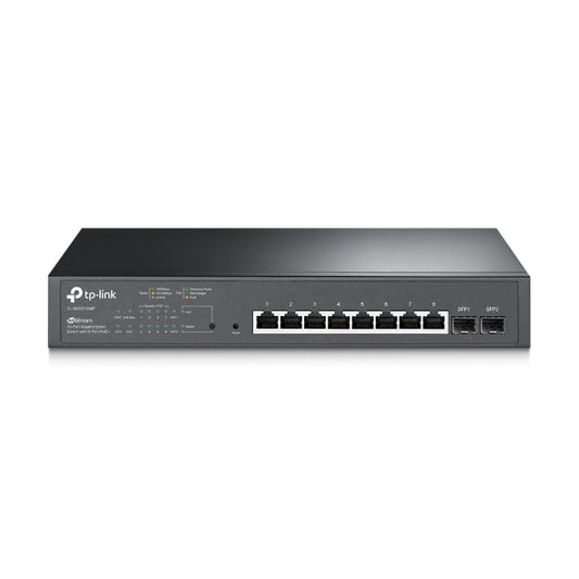 TP-Link SG2210MP 10-Port Gigabit Smart Switch with 8-Port PoE+ 1xFan 14.9Mpps Support Omada SDN,...