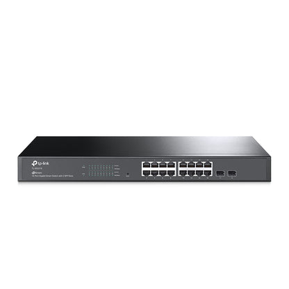 TP-Link SG2218 JetStream 16-Port Gigabit Smart Switch with 2 SFP Slots, Support Omada SDN, L2/L3/...