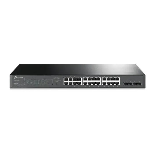 TP-Link SG2428P JetStream 28-Port Gigabit Smart Switch 24-Port PoE+ 4 Gigabit SFP, Omada SDN, 802...