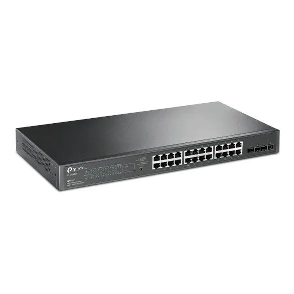 TP-Link SG2428P JetStream 28-Port Gigabit Smart Switch 24-Port PoE+ 4 Gigabit SFP, Omada SDN, 802... - Image 3