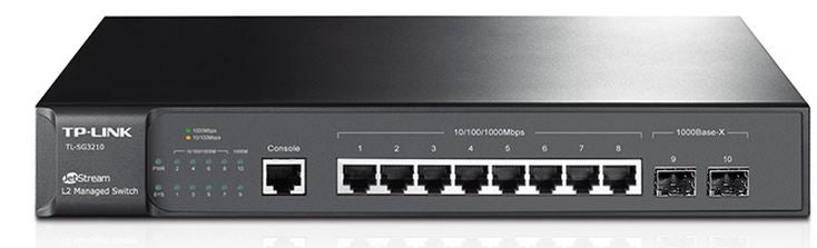 TP-Link SG3210  JetStream 8-Port Gigabit L2 Managed Switch with 2 SFP Slots Omada - Network - SMB