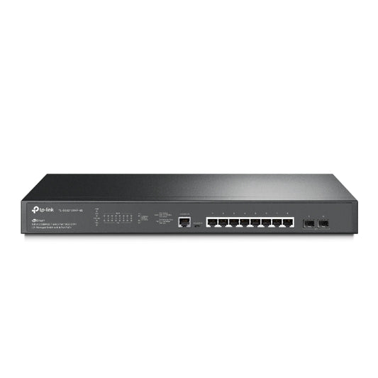 TP-Link SG3210XHP-M2 JetStream 8-Port 2.5GBASE-T and 2-Port 10GE SFP+ L2+ Managed Switch with 8-P...
