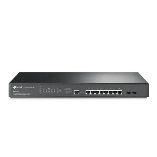TP-Link SG3210XHP-M2 JetStream 8-Port 2.5GBASE-T and 2-Port 10GE SFP+ L2+ Managed Switch with 8-P...