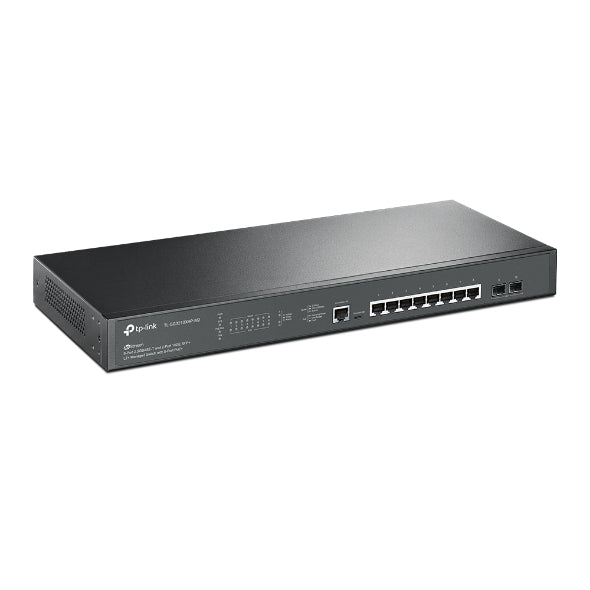 TP-Link SG3210XHP-M2 JetStream 8-Port 2.5GBASE-T and 2-Port 10GE SFP+ L2+ Managed Switch with 8-P... - Image 2