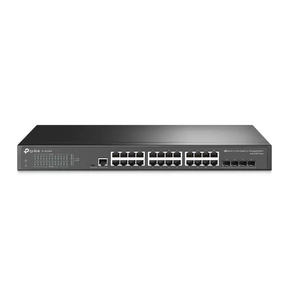TP-Link SG3428  Omada 24-Port Gigabit L2+ Managed Switch with 4 SFP Slots, Integration with Omada...