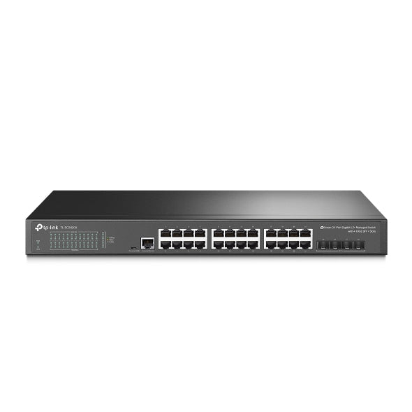 TP-Link SG3428X JetStream 24-Port Gigabit L2+ Managed Switch with 4 10GE SFP+ Slots IGMP Snooping...