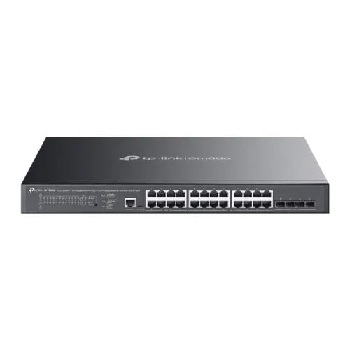 TP-Link SG3428XMPP Omada 24-Port Gigabit and 4-Port 10GE SFP+ L2+ Managed Switch with 16-Port PoE...