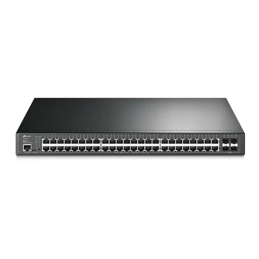 TP-Link SG3452P Omada 52-Port Gigabit L2+ Managed Switch with 48-Port PoE+,  Integration with Oma...