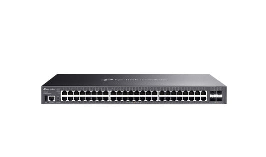 TP-Link SG5452X Omada 48-Port Gigabit Stackable Lite L3 Managed Switch with 4× 10G Slots - Networ...