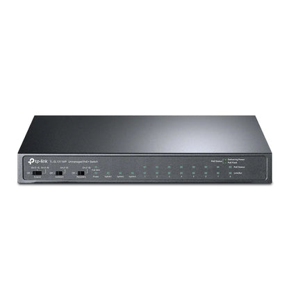 (E)TP-Link TL-SL1311MP 8-Port 10/100Mbps + 3-Port Gigabit Desktop Switch with 8-Port PoE+, Extend...