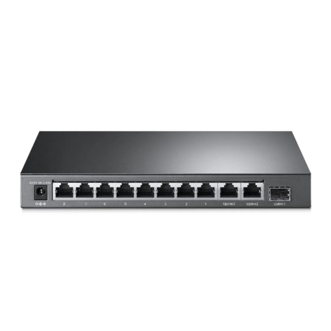 (E)TP-Link TL-SL1311MP 8-Port 10/100Mbps + 3-Port Gigabit Desktop Switch with 8-Port PoE+, Extend... - Image 3