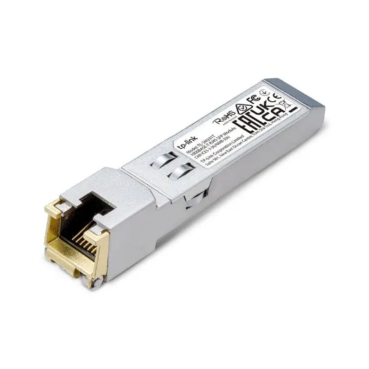 TP-Link TL-SM331T 1000BASE-T RJ45 SFP Module. 100m Reach Over UTP Cat 5e Or Above Cable, 1000BASE...