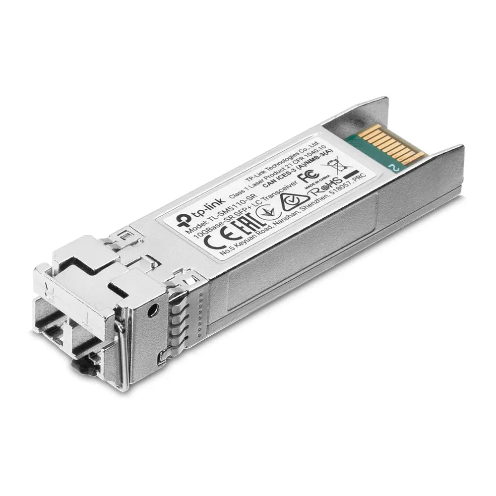 TP-Link TL-SM5110-SR 10GBase-LR 10GBase-SR SFP+ LC Transceiver Multi Mode Hot-Pluggable Digital D...
