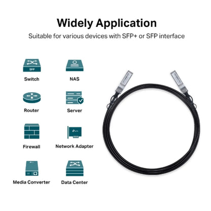 TP-Link SM5220-3M 3 Meter 10G SFP+ Direct Attach Cable, Drives 10 Gigabit Ethernet, 10G SFP+ Conn... - Image 4
