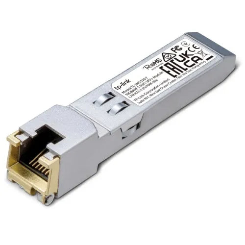 TP-Link TL-SM5310-T 10G BASE-T RJ45 SFP+ Module, Transmit data up to 30m* at 10 Gbps, Support DDM...