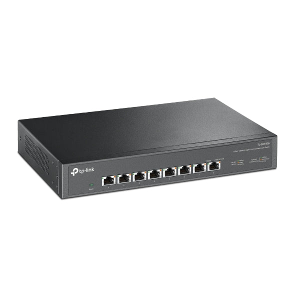 TP-Link TL-SX1008 8-Port 10G Desktop/Rackmount Switch, 160Gbps, Intelligent Fan Noise adjustment,... - Image 2
