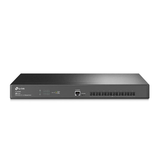 TP-Link SX3008F JetStream 8-Port 10GE SFP+ L2+ Managed Switch, SFP+, Omada SDN, Static Routing, L...
