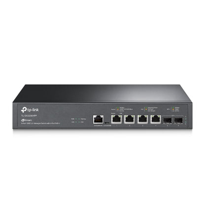 TP-Link SX3206HPP Omada JetStream 6-Port 10GE L2+ Managed Switch with 4-Port PoE++, 4× 10G PoE++...