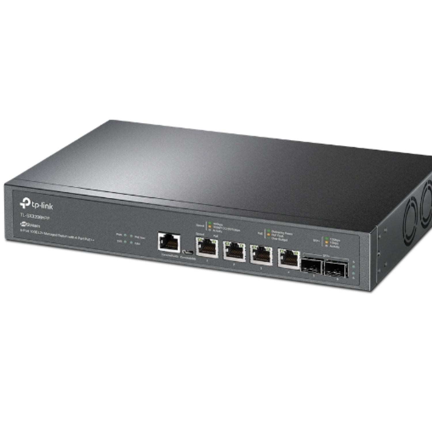 TP-Link SX3206HPP Omada JetStream 6-Port 10GE L2+ Managed Switch with 4-Port PoE++, 4× 10G PoE++... - Image 3