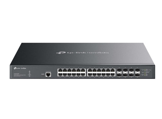 TP-Link SX3832MPP Omada 32-Port 10GE L2+ Managed Switch with 24-Port PoE++, Integration with Omad...