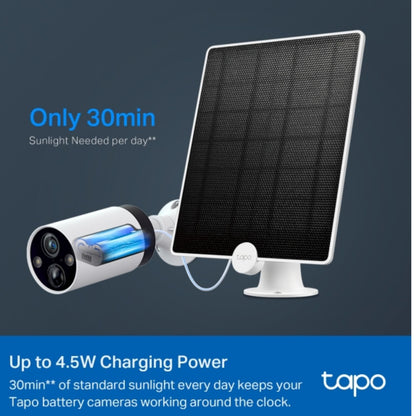 TP-Link Tapo A200 Tapo Solar Panel, Up to 4.5W Charging Power, 4M Charging Cable, 360° Adjustable... - Image 3
