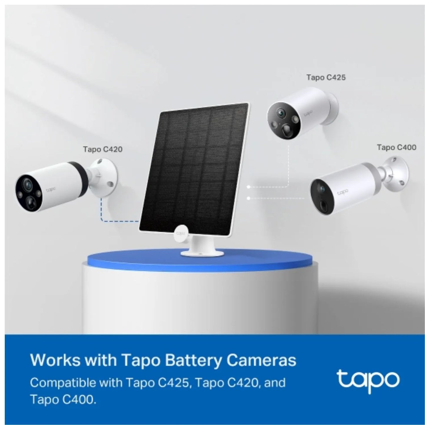 TP-Link Tapo A200 Tapo Solar Panel, Up to 4.5W Charging Power, 4M Charging Cable, 360° Adjustable... - Image 4