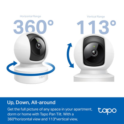 TP-Link Tapo C202 Pan/Tilt Home Security Camera – 1080P + Ethernet port - Home Automation - Image 4