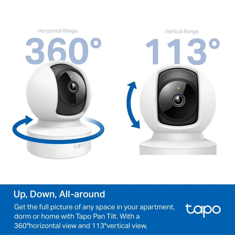 (E)(CH)TP-Link Tapo C202 Pan/Tilt Home Security Camera – 1080P + Ethernet port - Home Automation - Image 4